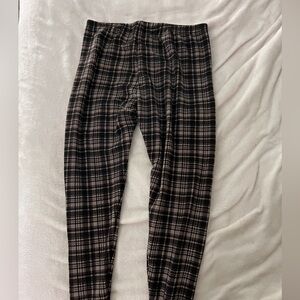 Women’s XL professional pants plaid brown